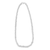 Königskette Collier 55 cm Silber 925 rhodiniert - SC-1007/55